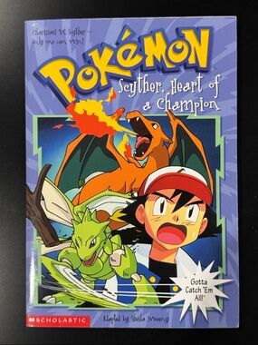 Pokémon #12: Scyther, Heart of a Champion - Vintage Scholastic Paperback Novel